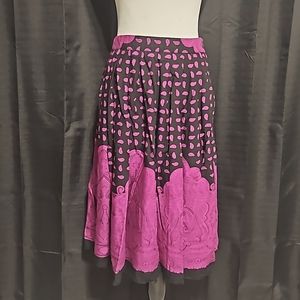 Paisley printed 💯 rayon skirt